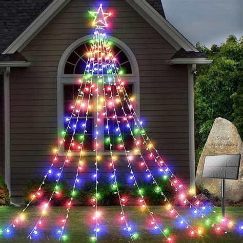 amazon solar christmas lights outdoor